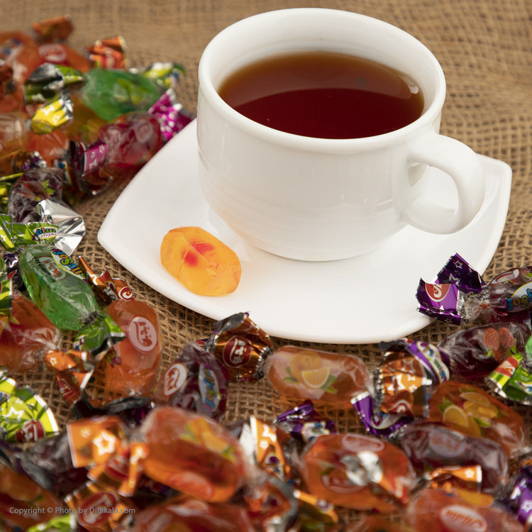 پاستیل سورال با طعم میوه با مغزی ژله ای آیدین - 1000 گرم