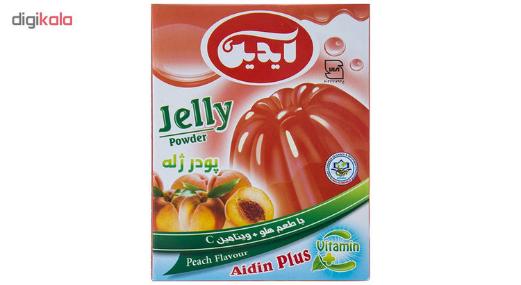 پودر ژله هلو آیدین مقدار 100 گرم