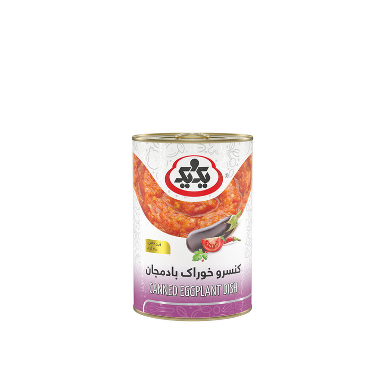 کنسرو خوراک بادمجان یک و یک - 400 گرم