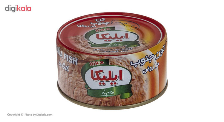 کنسرو ماهی تن جنوب ایلیکا مقدار 180 گرم