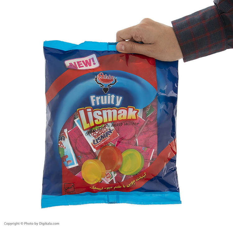 آبنبات چوبی آدرین با طعم میوه - 330 گرم