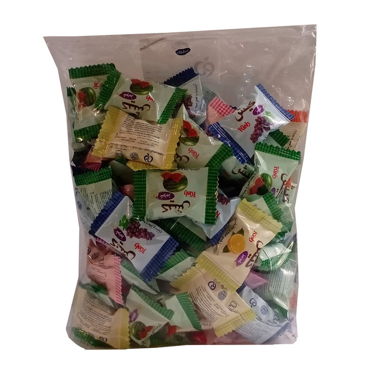 آبنبات با طعم میوه و مغز پاستیل شونیز - 3000 گرم