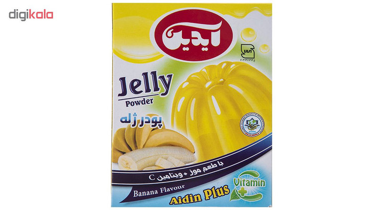 پودر ژله موز آیدین مقدار 100 گرم