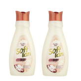 مایع لباسشویی سافتلن مدل Rose حجم 1 لیتر بسته 2 عددی
