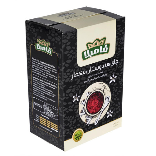 چای سیاه معطر فامیلا مقدار 450 گرم مجموع 10 پاکتی