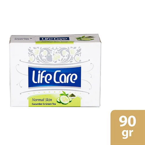 صابون شستشو لایف کر مدل Cucumber Green Tea وزن 90 گرم